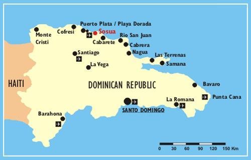 mapa de la República Dominicana